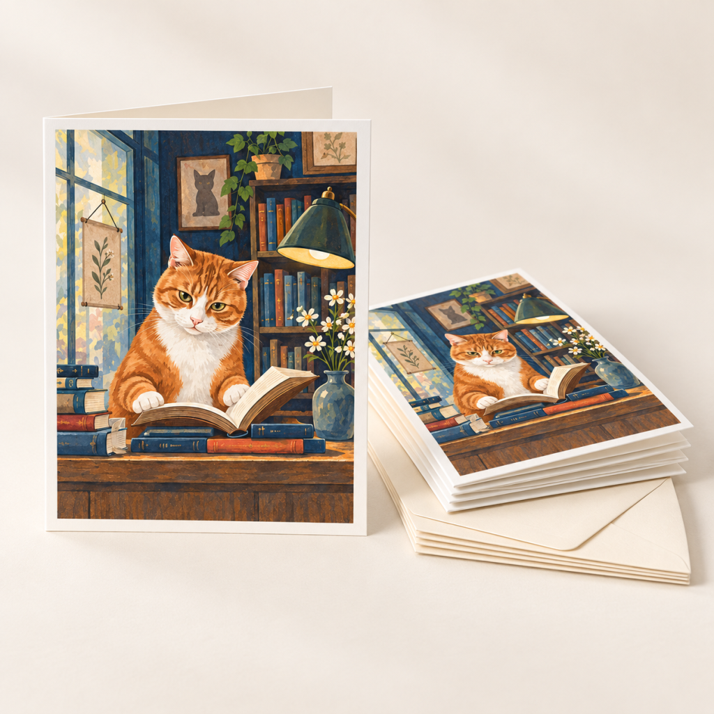 The Bookshop Assistant — cards preview