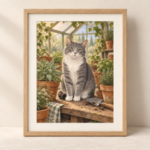 The Head Gardener — framed preview