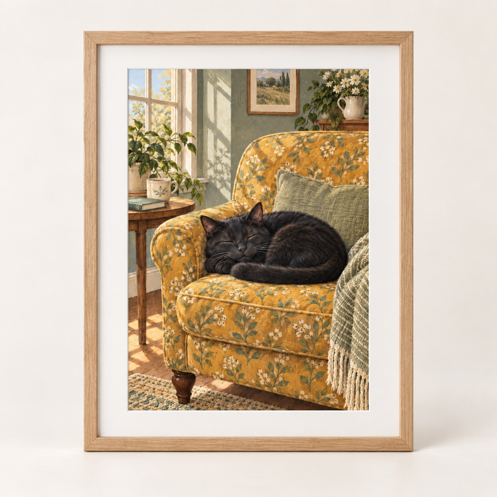 A Quiet Sunday — framed preview