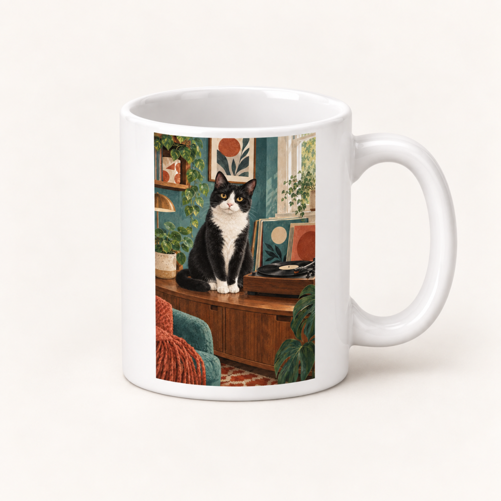 The Record Collector — mug preview